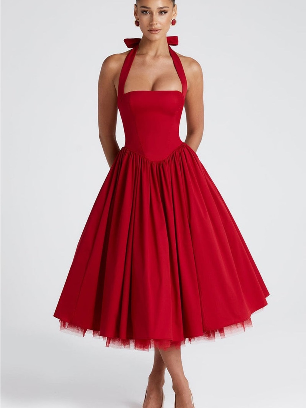 BABYBOO CRESSIDA MIDI DRESS